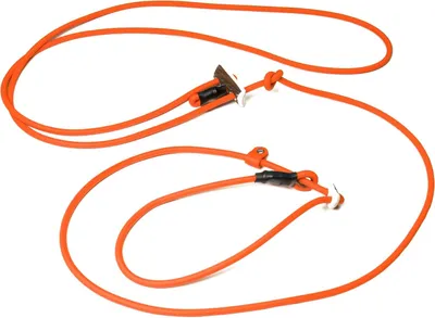 Produktbild von Mystique® Biothane Hunting Profi lautlos Umhängeleine 280cm Moxon 6mm neon orange Moxon mit Zugbegrenzung