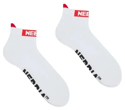 Image de Chaussettes de sport Nebbia Smash It, blanches, pointures 35-38