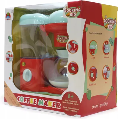 Produktbild von Kaffeemaschine für Kinder mit Licht & Sound - Realistisches Küchenspielzeug - Tolles Geschenk