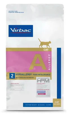 Produktbild von Virbac Cat Hypoallergy 3kg Trockenfutter Veterinärmedizinisch für Katzen mit Futtermittelallergien