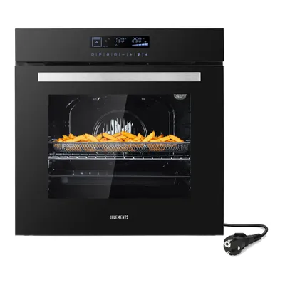 Produktbild von KB ELEMENTS Einbaubackofen, 60 CM, 73 Liter, 15 x Funktionen, Airfryer Funktion, AQUA CLEAN, 75DV2