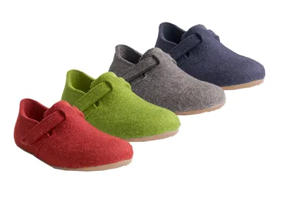 Produktbild von Haflinger Everest Focus 481056 Schuhe Damen Herren Hausschuhe Slipper Wolle , Größe:36 EU, Farbe:Blau