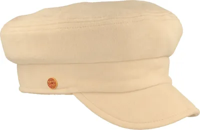 Mayser Elbsegler Schirmmütze Wildleder-Optik mit Plüschfutter in beige