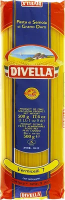 Produktbild von 10x Pasta Divella 100% Italienisch Vermicelli N° 7 Kochen 9 Minuten 500g
