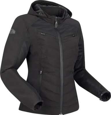 Produktbild von Segura Natcho Vented Softshell Mesh Damen Motorrad Textilacke, schwarz/grau, 44