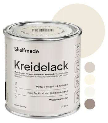 Produktbild von Kreidefarbe Möbel Shabby Chic Holzlack DIY - Chalk Paint matter Look