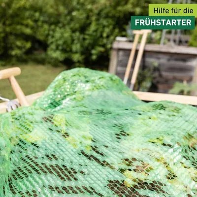 Produktbild von Windhager Frühbeetfolie 1,4 x 7,2 m transparent-grün mitwachsend geschlitzt 50 µm