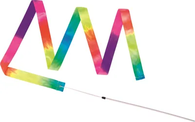Immagine prodotto di Toys pure 15527 Fascia ginnica arcobaleno, L= 2 m (fascia), L= 40 cm (barra), color arcobaleno