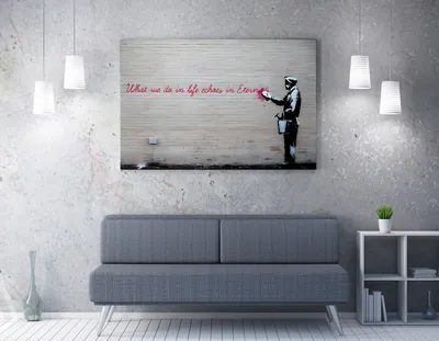 Zdjęcie produktu dla Wallity, WY354, Dekoracyjny obraz na płótnie, wielokolorowy, 50% BAWEŁNA / 50% POLIESTER, 50 x 70 cm