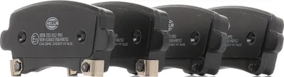 Produktbild von HELLA Bremsbeläge Satz Hinten Bremsklötze für OPEL INSIGNIA Caravan 8DB 355 012-991