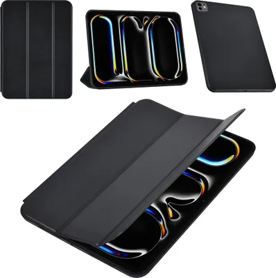 Zdjęcie produktu dla Inne marki Tablet Ipad Pro 11(2024) Book Case - inteligentne etui - Czarny