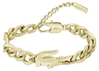 Produktbild von Lacoste Gliederarmband Für Männer und Frauen Kollektion CROCODILE aus Edelstahl