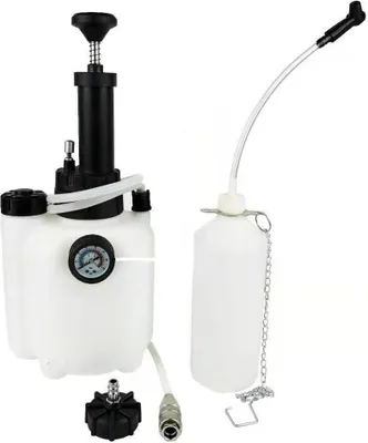 Produktbild von Manuelles Bremsenentlüftungsgerät, 2 l, mit Adapter E20 und Auffangflasche