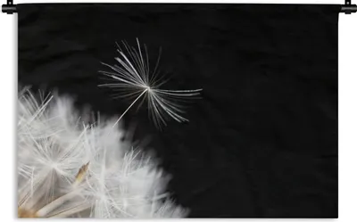Produktbild von MuchoWow® Wandteppich Wandbehang Blume - Löwenzahn - Pflanze 90x60 cm Tapisserie Dekoration Wandtuch - Wandskulpturen - Bildteppich