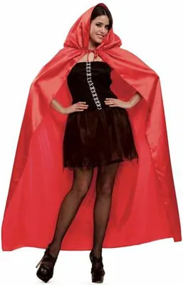 Produktbild von Cape My Other Me Damen rot Einheitsgröße Mit Kapuze