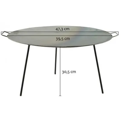 Obrázek produktu pro Železná grilovací deska 40 cm 52254