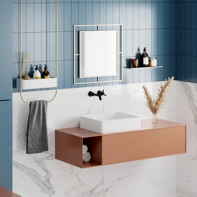 Immagine prodotto di Specchio angolare DECORTIE - Oro 59 x 2 x 59 cm