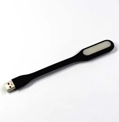 Image de Lampe pour ordinateur portable, caoutchouc, noir, USB, LED