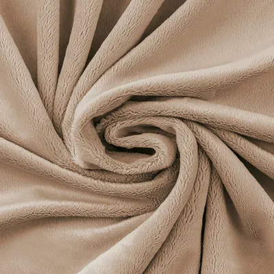 Produktbild von Minky glatt Premium beige (Beige)