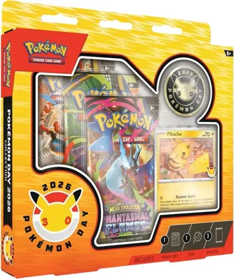 A product box for a Pokemon trading card game collection.