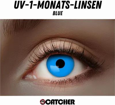 Produktbild von Zoelibat Eyecatcher UV 1‑Monats Kontaktlinsen Flash Orange auffällige Linsen