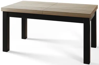 Immagine prodotto di Tavolo Rettangolare per Sala da Pranzo Classico, Allungabile, Dimensioni: 120-160 cm, Sonoma