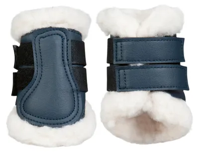 Image de HKM Guêtres Comfort Shetty, couleur : bleu foncé, taille : Shetty