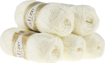 5 x 100g Strickgarn ALIZE DIVA - Häkelgarn Wolle Sommer Stricken Häkeln