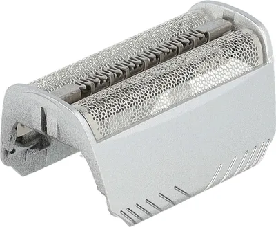 Produktbild von vhbw 1x Doppelscherfolie kompatibel mit Braun 195s, 195s-1, 340, 4715, 300, 197s-1, 199s, 197s, 320, 330, 199s-1, 310 Elektrorasierer + Rahmen, silber