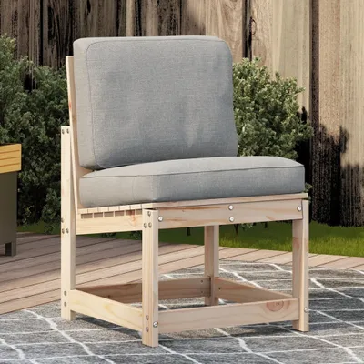 Produktbild von Design Gartenstuhl 50,5x55x77 cm Massivholz Kiefer, Gartensofas 2024 Neu