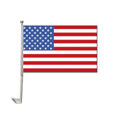 Produktbild von Autofahne USA 40x30 cm mit Kunststoff-Fahnenstock