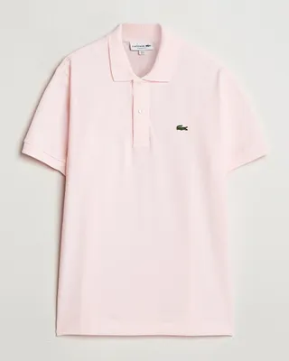Produktbild von Lacoste Polo weite Passform rosa einfarbig Baumwolle