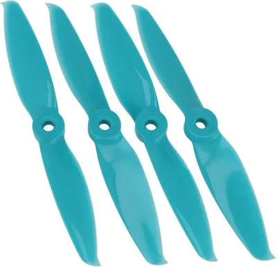 Produktbild von Gemfan 5152 5.1x5.2 Flash 2-Blatt-Propeller - Blau (2xCW, 2xCCW) 5 Zoll