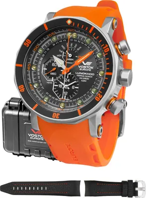 Produktbild von Vostok Europe Herrenuhr YM86-620A506S orange