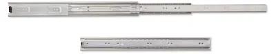 Zdjęcie produktu dla Emuca Komplet prowadnic kulkowych, pełny wysuw, wysokość 45 mm, długość 400 mm, Stal, Ocynkowany