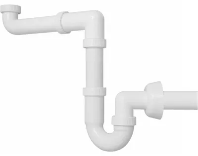 Immagine prodotto di Schläfer 4395023 | Sifone Universale 1"1/4 per lavelli - Uscita diam40mm, Set Sifone a S in Plastica, Scarico Lavandino Autopulente Salvaspazio 1 Vasca Lavello Collegamento Singolo