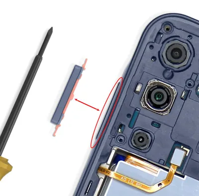 Produktbild von Clappio, Lautstärketaste Ersatzteil für Samsung Galaxy A15 5G, Nachtblau