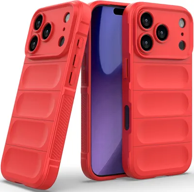 Obrázek produktu pro Pouzdro pro iPhone 17 Pro Měkké TPU Silikonové Nárazuvzdorné Ochranné Pouzdro červené