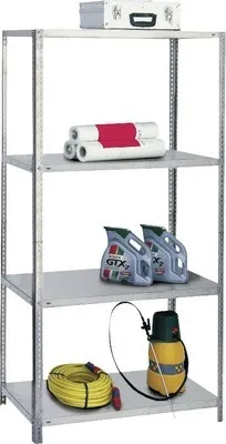 Obrázok produktu pre Kovový regál Schulte R3059-04-02 2000x1000x350 mm, 4 police, nosnosť 340 kg, pozinkovaný