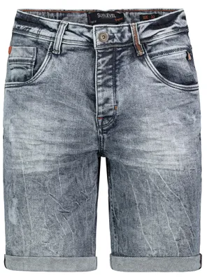 Produktbild von Sublevel Jeansshorts Used Waschung Klassischer Freizeit Stil Größe: 32W