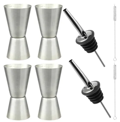 Produktbild von 8-teiliges Cocktail-Messset mit Messbechern und Ausgießern