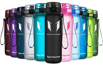 Produktbild von Trinkflasche Tritan BPA-frei 500 ml Schwarz