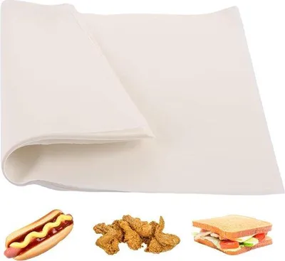 Produktbild von APACALI 500 vellen Wasserfestes Pergamentpapier 28 x 38 cm - wasserdicht - ölbeständig - Käsepapier - Deli-Papieren - Antihaftbeschichtung - Hamburgerpapier - Sandwichpapier