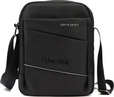 Produktbild von Pierre Cardin Herren Umhängetasche Schultertasche mittlere Alltag Schwarz