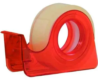 Image de Ruban adhésif transparent avec présentoir, 15 x 10 mm, en rouleau de 100 pièces
