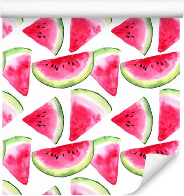 Obrázok produktu pre 10m VLIES WALLPAPER rolka ovocie melón kuchyňa jedáleň XXL