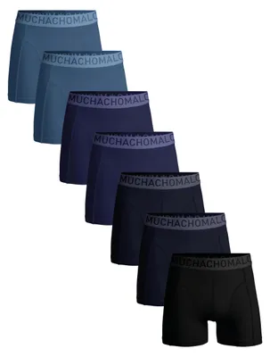 Productafbeelding van Muchachomalo Boxershorts Heren – 7-Pack – Katoen Stretch – Comfortabel Ondergoed – Maat 4XL - LCSOLID1010-182