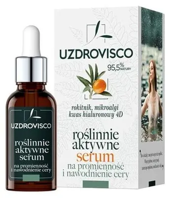 SERUM DO TWARZY NA PROMIENNOŚĆ I NAWODNIENIE CERY 30 ml - UZDROVISCO (ROKITNIK)
