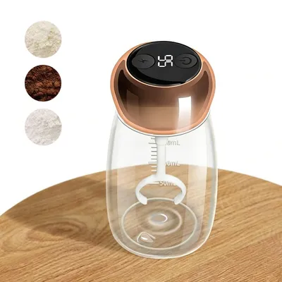 Produktbild von Mini-Automatischer Rührbecher,tragbarer Becher,8000 U/min Hochgeschwindigkeitsmixen,babyfreundliches Material,wiederaufladbar über Typ-C,IPX7,260 ml