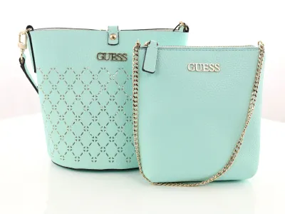 Produktbild von Guess Amara Surf Handtasche mit geräumigem Innenraum und Zusatztasche
